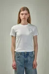 Burberry Festival Cotton T-shirt In White
