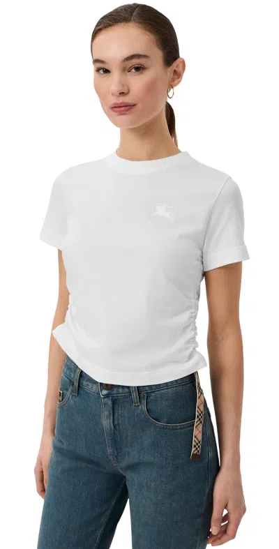 Burberry Festival Tee Chalk In White