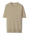 Burberry Wool T-shirt In Nude