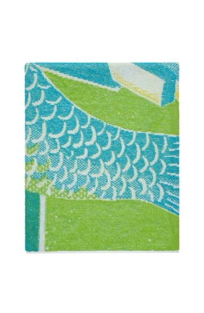 Burberry Fish And Chips Cotton Towel In Multi