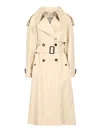 Burberry Fitzrovia Coats White In Neutral