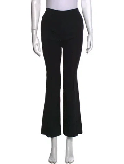 Pre-owned Burberry Flared Pants In Black