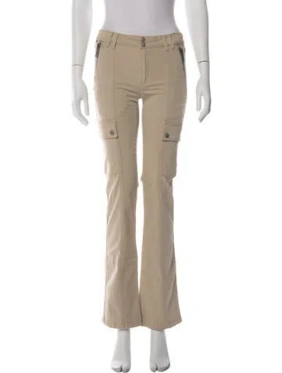 Pre-owned Burberry Flared Pants In Brown