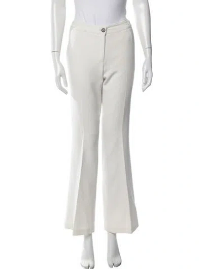 Pre-owned Burberry Flared Pants In Neutral