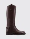 Burberry Cavalier Equestrian-knight Calf Leather Boots In Multi