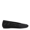 Burberry Mesh Ballerinas With Ekd Detail In Black