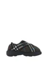 Burberry Brown Check Nylon Pillow Loafers In Snug Ip Check