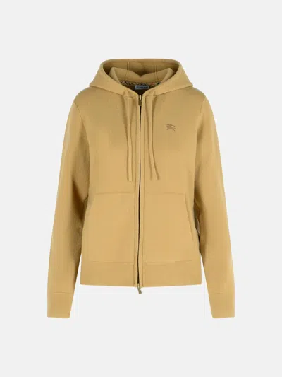 Burberry 'flax' Cashmere Blend Sweatshirt