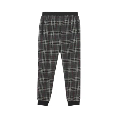 Pre-owned Burberry Fleece Check Shorts 'dark Charcoal' | Grey | Men's Size S