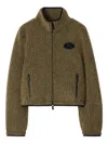 Burberry Cropped Fleece Jacket