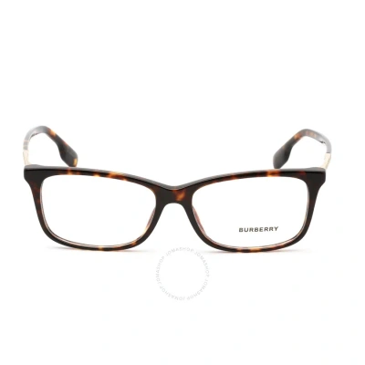 Burberry Fleet Demo Rectangular Ladies Eyeglasses Be2337 3002 54 In Dark