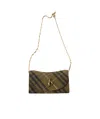 Burberry Flip Shoulder Bag In Green