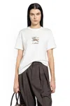 Burberry Floral Equestrian Knight T-shirt In White