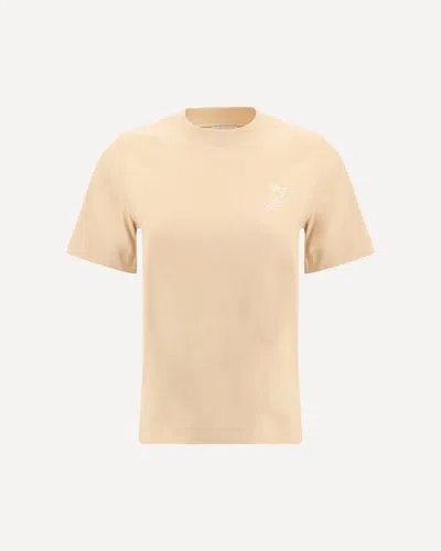 Burberry Floral Logo T-shirt In Pink