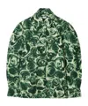 Burberry Floral Pattern Long-sleeved Shirt In Green