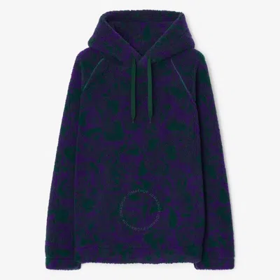 Burberry Floral Print Drawcord Hoodie