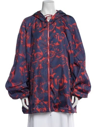 Pre-owned Burberry Floral Print Jacket W/ Tags In Multi
