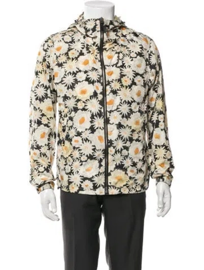 Pre-owned Burberry Floral Print Jacket In Yellow