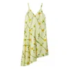 Burberry Floral Print High-low Mini Dress