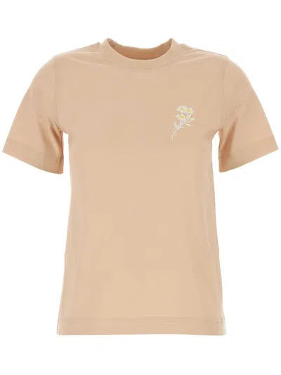 BURBERRY FLORAL-PRINT T-SHIRT