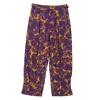 Burberry Floral-print Cotton Straight Trousers