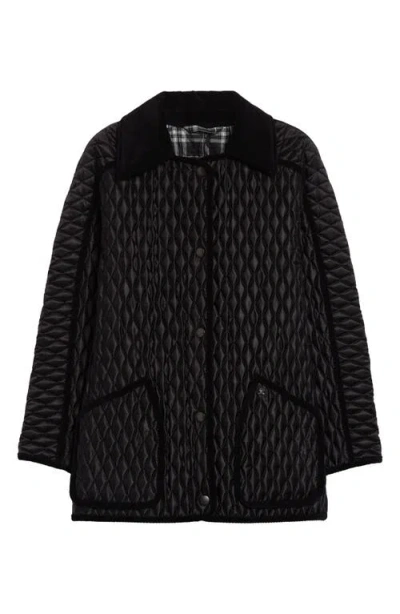BURBERRY BURBERRY FLORISTON QUILTED NYLON BARN JACKET