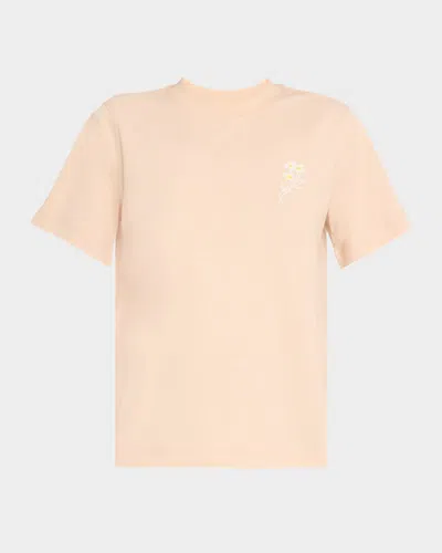Burberry Flower B-print Short-sleeve T-shirt In Teacup
