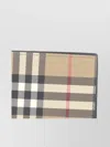 BURBERRY FOLDED CHECKERED STRIPE WALLET