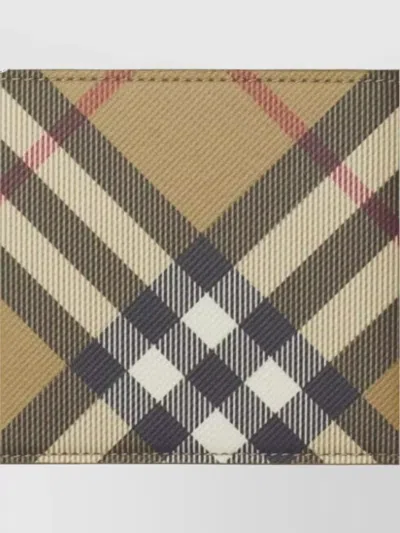 Burberry Folded Wallet Check Pattern