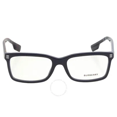 Burberry Foster Demo Rectangular Men's Eyeglasses Be2352 3988 54 In Multi