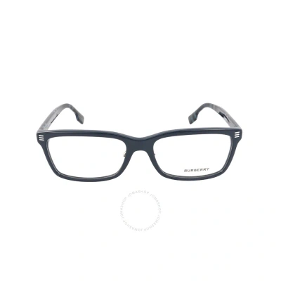 Burberry Foster Demo Rectangular Men's Eyeglasses Be2352f 3988 56 In Black