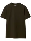 Burberry Fox-print Cotton T-shirt In Brown