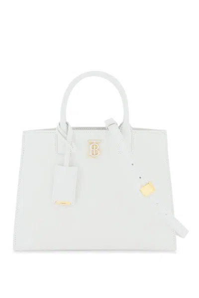 Burberry Frances Handbag In White