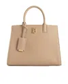 Burberry Frances Leather Tote Bag In Nude