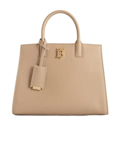 BURBERRY BURBERRY FRANCES TB PLAQUE TOTE BAG