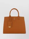BURBERRY FRANCES LEATHER TOTE BAG WITH GOLD HARDWARE