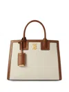 Burberry Frances Mini Tote Bag In Neutrals