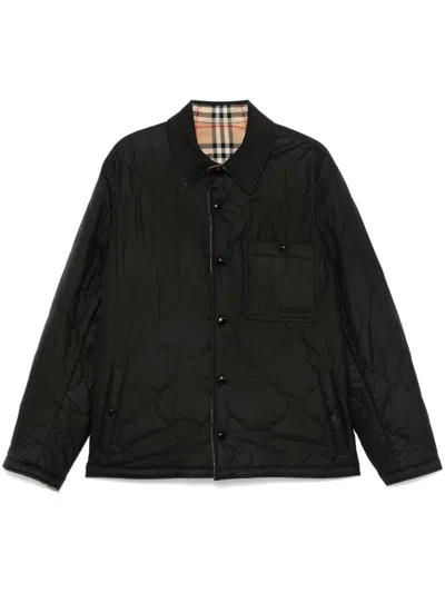 Burberry Insulated Jackets With Front Pockets And Long Sleeves In Brown