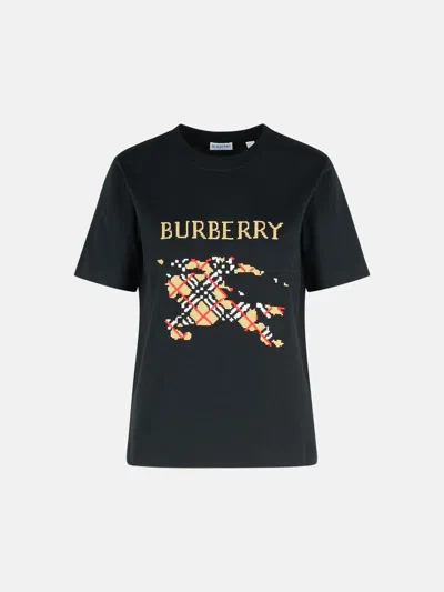 Burberry 'frankie' Black Cotton T-shirt