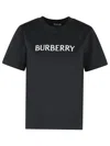 Burberry Frankie Logo-print Short-sleeve T-shirt In Black
