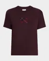 Burberry Frankie Ekd Embroidered Short-sleeve T-shirt In Multi
