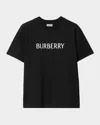 Burberry Frankie Logo-print Short-sleeve T-shirt In Black
