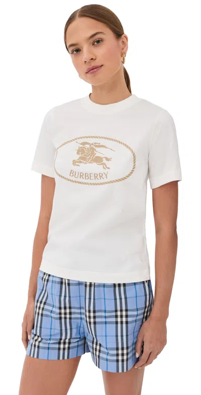 Burberry Frankie Tee Chalk In White