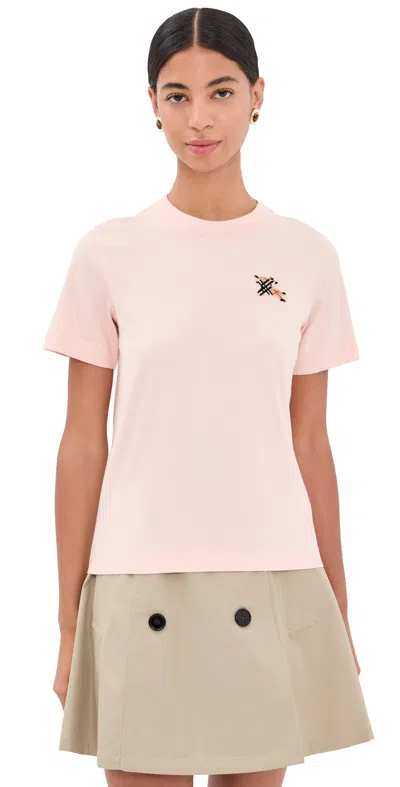 Burberry Frankie Tee Compact Pink With Sand Check