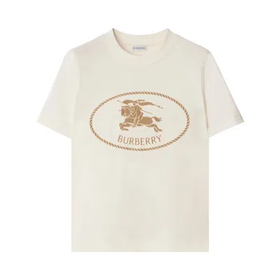 Pre-owned Burberry Frankie Top 'chalk' | Tan | Women's Size S In Brown