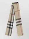 Burberry Frayed Hems Rectangular Lightweight Scarf