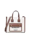 Burberry Freya Tote Bag In White