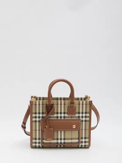 BURBERRY FREYA TOTE MINI BAG