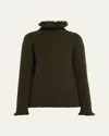 Burberry Fringe Sweater With T In Glen