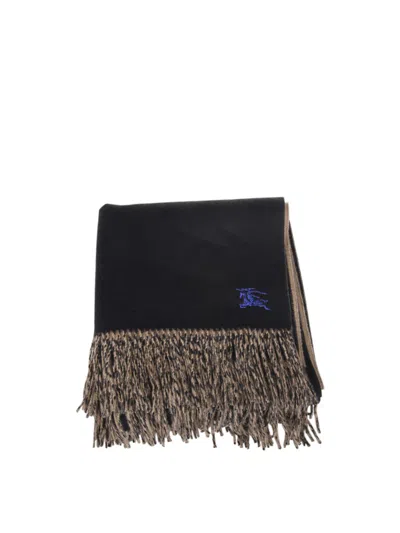 BURBERRY BURBERRY FRINGED CASHMERE SCARF